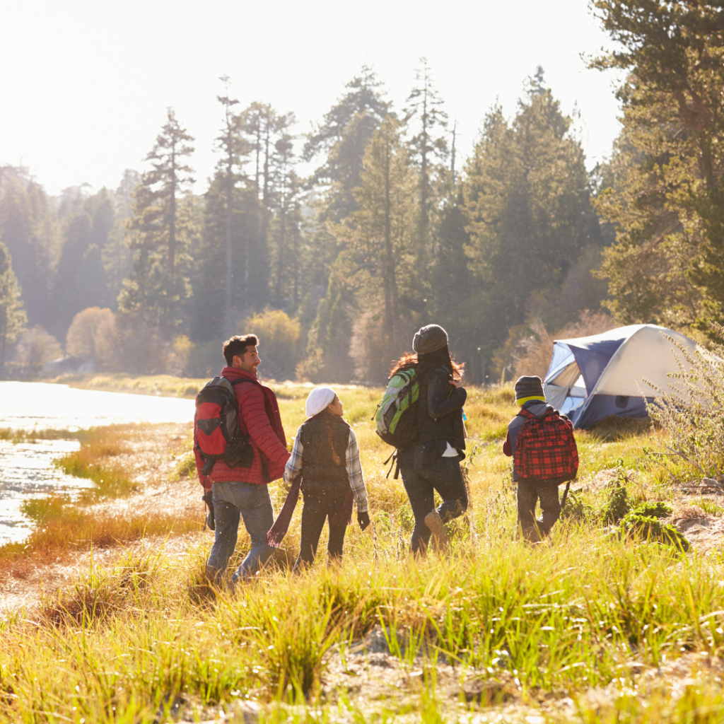 The image visually represents the joy and peace of a well-planned family trip managed by a specialized tour and travel agency for a family trip.